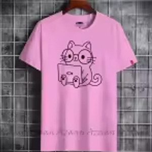 Short Sleeve T Shirt For Women -Printed Jersey Tshirt